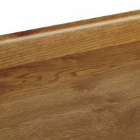 W-STEP || szegélyléc laminált padlóhoz, világos tölgy mintás, 2400x60x15 mm