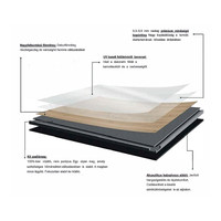 W-STEP || SPC vinyl padló, juhar mintás, 1220x183x5 mm