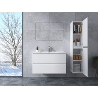 Catania || White fürdőszoba szekrény mosdóval 80cm
