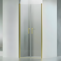 Westy || Gold 100 kétszárnyú nyíló zuhanyajtó, 195cm, 6mm, NANO