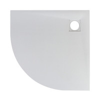 Cagliari || White 80x80x2,6 cm íves, SMC zuhanytálca szifonnal