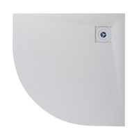 Cagliari || White 80x80x2,6 cm íves, SMC zuhanytálca szifonnal