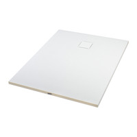Cagliari || White 80x100x2,6 cm szögletes, SMC zuhanytálca szifonnal