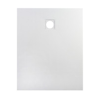 Cagliari || White 80x100x2,6 cm szögletes, SMC zuhanytálca szifonnal
