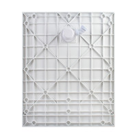 Cagliari || White 80x100x2,6 cm szögletes, SMC zuhanytálca szifonnal