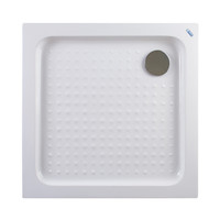 Almagro || 100x100x13,5 cm szögletes, akril zuhanytálca szifonnal szifonnal