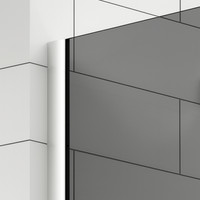 Walk-in || Chrome zuhanyfal, füstüveggel 110, 200cm, 8mm, NANO