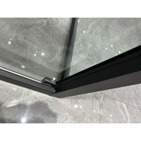 Firenze || zuhanykabin Black 6mm 70 cm, NANO