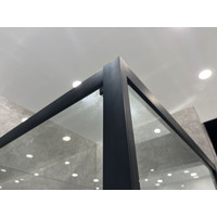 Firenze || zuhanykabin Black 6mm 70 cm, NANO
