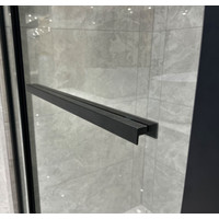 Firenze || zuhanykabin Black 6mm 70 cm, NANO