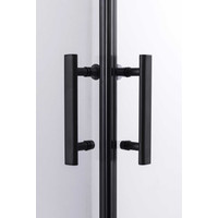 Motril || Black zuhanykabin 80x80m 190cm, 6mm,, NANO