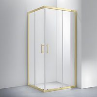 Motril || Gold zuhanykabin 80x80 190cm, 6mm, NANO