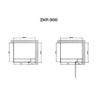 Pilas NANO zuhanykabin 90x90x195cm 6mm edzett üveg
