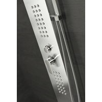 Alegre || Silver zuhanypanel, rozsdamentes acél
