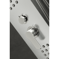 Alegre || Silver zuhanypanel, rozsdamentes acél