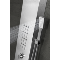 Alegre || Silver zuhanypanel, rozsdamentes acél