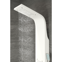 Merin || White zuhanypanel, rozsdamentes acél