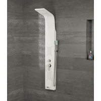 Merin || White zuhanypanel, rozsdamentes acél