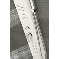 Merin || White zuhanypanel, rozsdamentes acél
