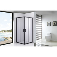 Toulon || 6mm Black zuhanykabin 100*100 190cm