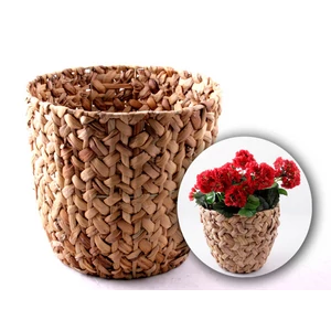 Virágtartó kerek II fém betéttel