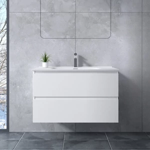 Catania || White fürdőszoba szekrény mosdóval 60cm
