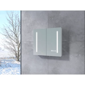 Sevilla White kétajtós, tükrös szekrény, LED világítással 60 cm Sevilla White kétajtós, tükrös szekrény, LED világítással 60 cm