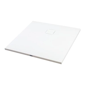 Cagliari || White 80x80x2,6 cm szögletes, SMC zuhanytálca szifonnal