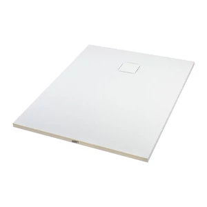 Cagliari || White 80x120x2,6 cm szögletes, SMC zuhanytálca szifonnal