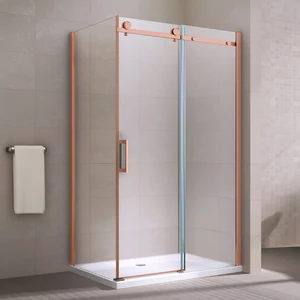 Milano || Duo Rose Gold zuhanykabin 80x120, 195cm, 8mm, NANO
