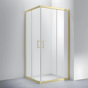 Motril || Gold zuhanykabin 80x80 190cm, 6mm, NANO