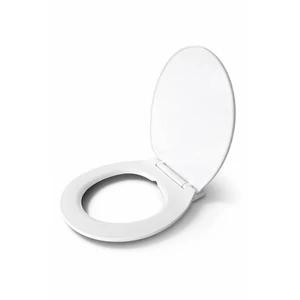 SOFTY WC ülőke, lágy záródású, fehér, műanyag, lecsapódásgátlós