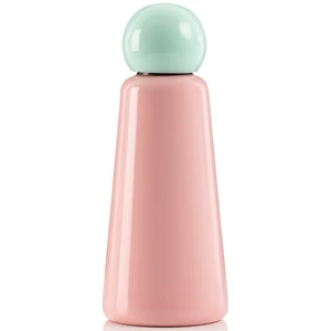 LUND || Skittle Original BPA mentes acél kulacs 500ML Rózsaszín/Menta