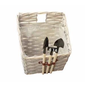 FONOTT FALIKASPÓ MŰANYAG BÉLÉSSEL ÉS KERTI SZERSZÁMOKKAL, SZÜRKE