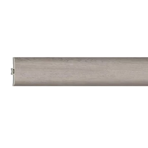 W-STEP || burkolatváltó SPC padlóhoz, ragasztható, szürke tölgy mintás, 2400x46x7 mm