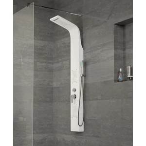 Bologna || White zuhanypanel, rozsdamentes acél