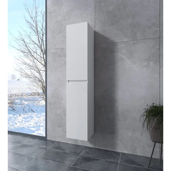 Burgundia White fürdőszoba szekrény