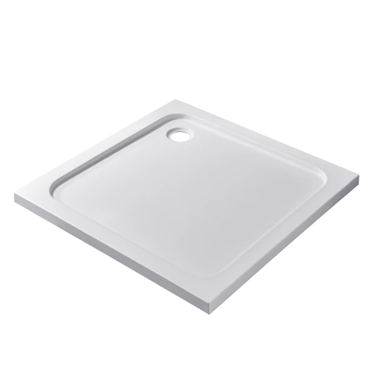 Coria 80x80x 5 cm szögletes, akril zuhanytálca