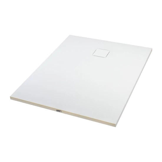 Cagliari || White 90x120x2,6 cm szögletes, SMC zuhanytálca szifonnal