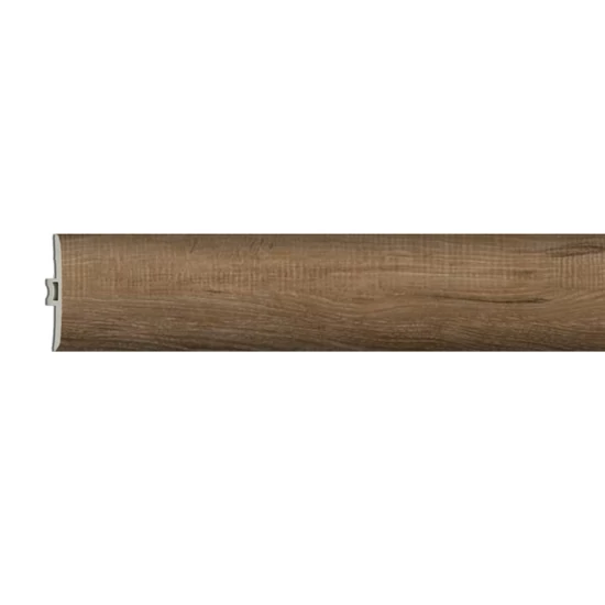 W-STEP || burkolatváltó SPC padlóhoz, ragasztható, rusztikus tölgy mintás, 2400x46x7 mm