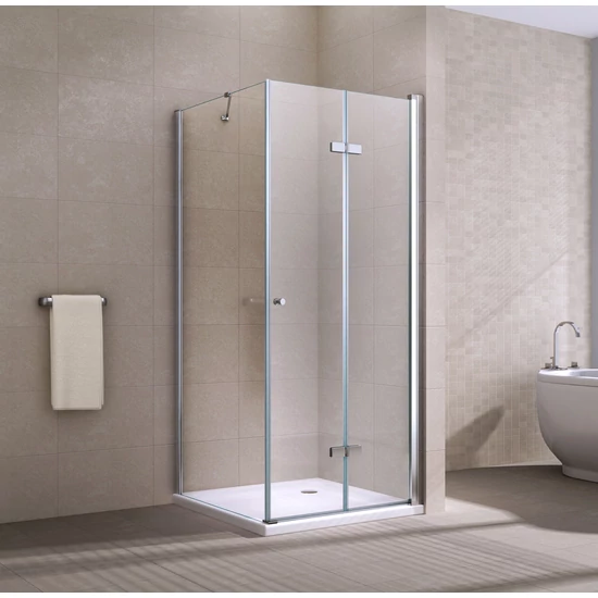 Cordoba || Duo zuhanykabin 90x90, 195cm, 6mm, NANO