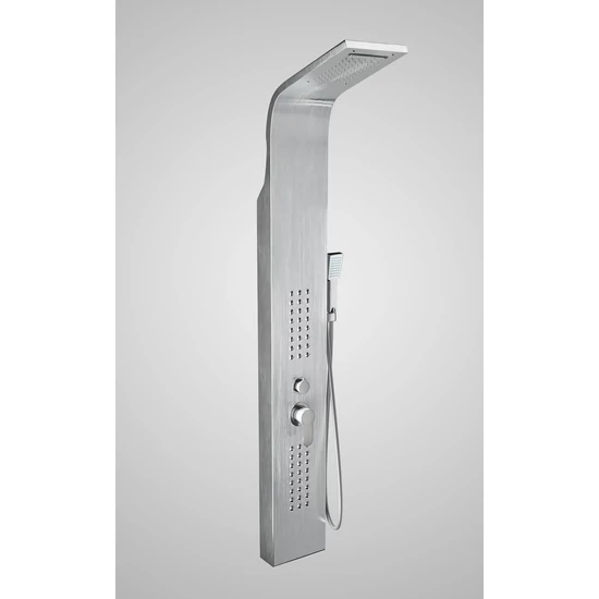 Alegre || Silver zuhanypanel, rozsdamentes acél