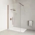 Walk-in || Rose Gold zuhanyfal 120, 200cm, 8mm, NANO