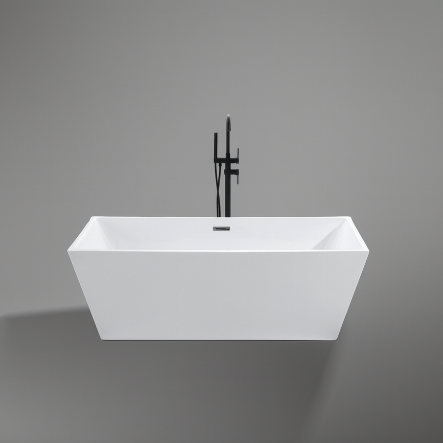 CUBE || szabadon álló fürdőkád, fehér, 170x75x58 cm