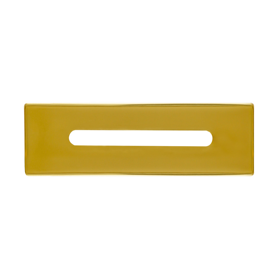 Acél || túlfolyó- és lefolyó takaró szett szabadon álló kádhoz, gold