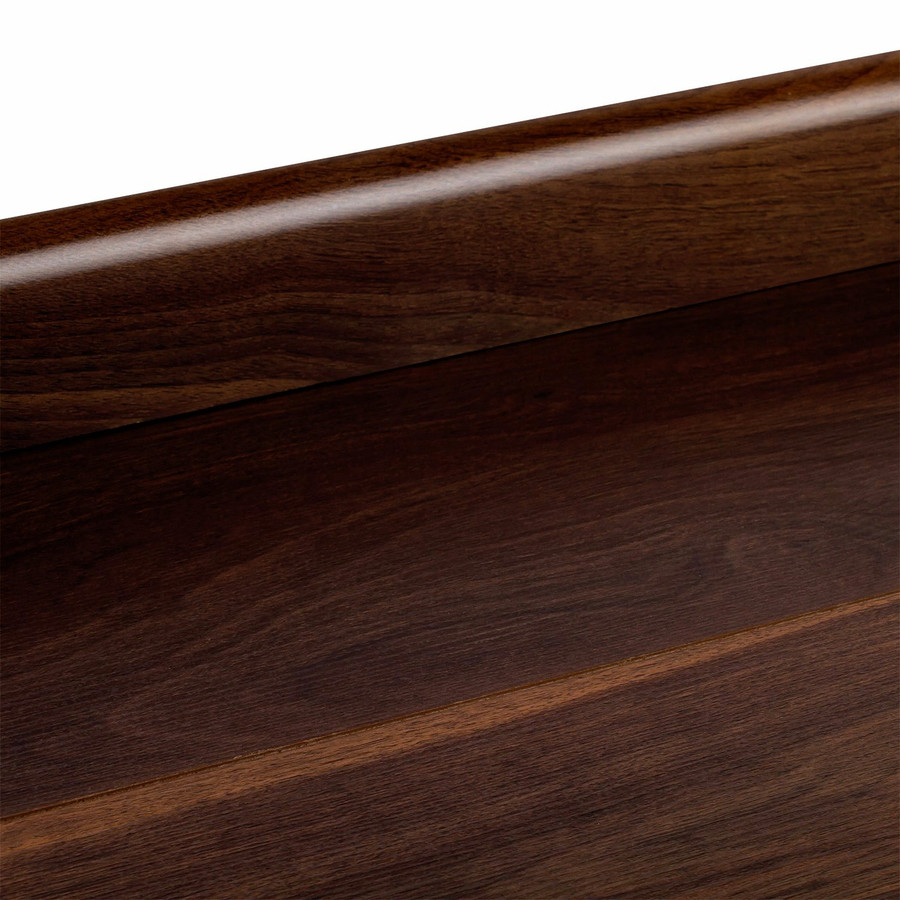 W-STEP || szegélyléc laminált padlóhoz, diófa mintás, 2400x60x15 mm