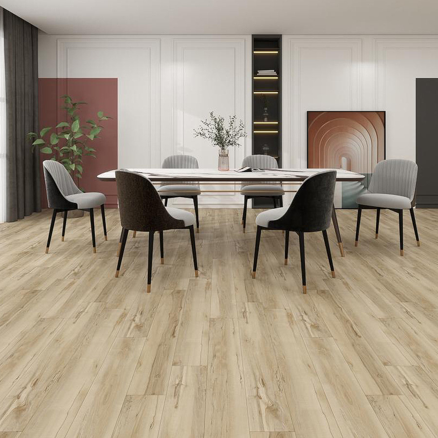 W-STEP || SPC vinyl padló, juhar mintás, 1220x183x5 mm