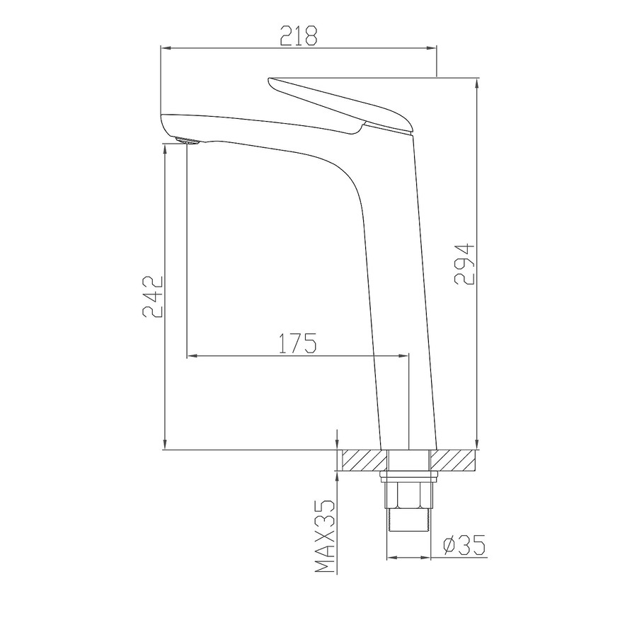 Ibiza || magasított mosdó csaptelep