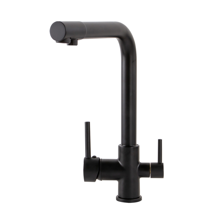 Portland || Black 3 utas konyhai csaptelep vízszűrő berendezéshez