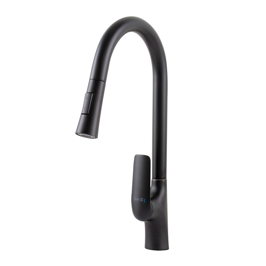 Ibiza || Black kihúzható konyhai csaptelep